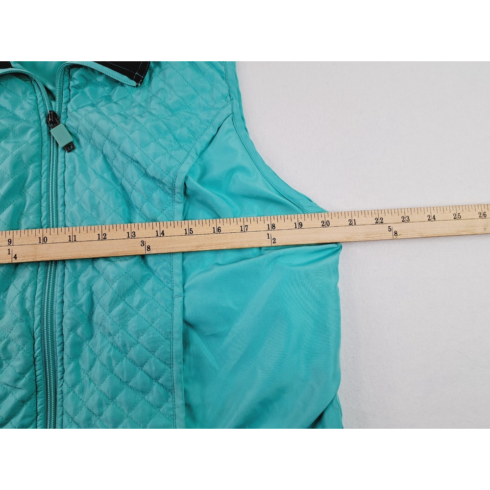 Ac-tiv-ology Puffer Vest Full Zip Robbins Egg/Teal Size PXL - Picture 4 of 7